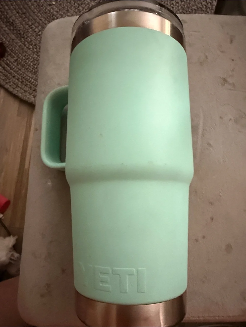 YETI Rambler  20 oz Seafoam BPA Free Travel Mug